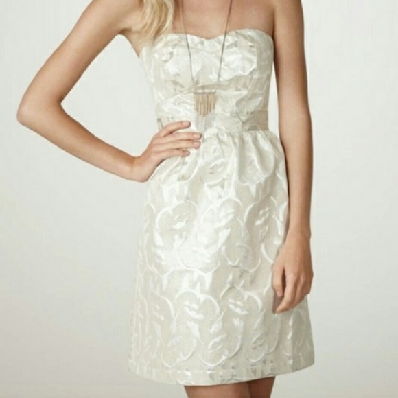 American Eagle Outfitters Dresses & Skirts - American Eagle Cream Silver Dress